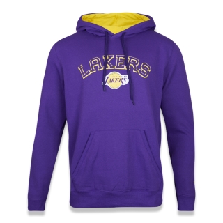 Moletom Canguru Fechado NBA Los Angeles Lakers Core New Era