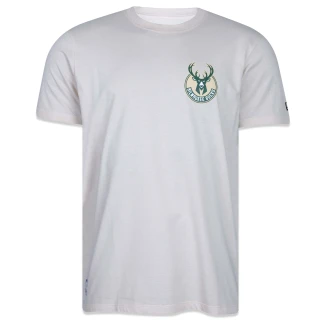 Camiseta Regular NBA Milwaukee Bucks Back To School Manga Curta