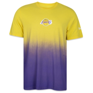 Camiseta Regular NBA Los Angeles Lakers Core Manga Curta