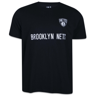 Camiseta Regular NBA Brooklyn Nets Back To School Manga Curta