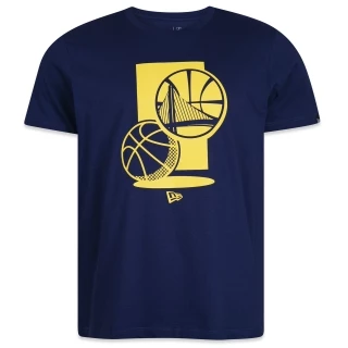 Camiseta Regular NBA Golden State Warriors Core Manga Curta