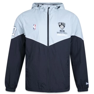 Jaqueta Corta Vento Windbreaker Brooklyn Nets Club House