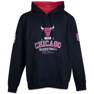 Moletom Plus Size Canguru Fechado Chicago Bulls Plus Size