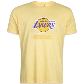 Camiseta Regular Los Angeles Lakers Logo History
