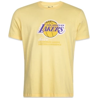 Camiseta Regular Los Angeles Lakers Logo History
