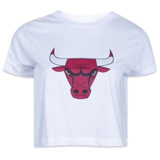 Camiseta Feminina Cropped Chicago Bulls