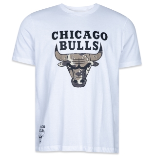 Camiseta Regular NBA Chicago Bulls Camuflada