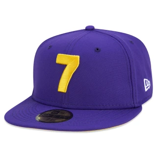 Boné 59FIFTY Los Angeles Lakers NBA Compound Aba Reta Roxo