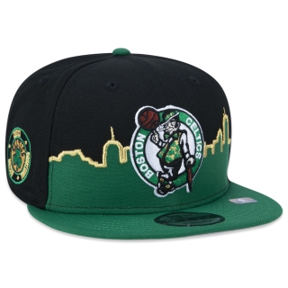 Boné 9FIFTY Boston Celtics Tip-Off Aba Reta