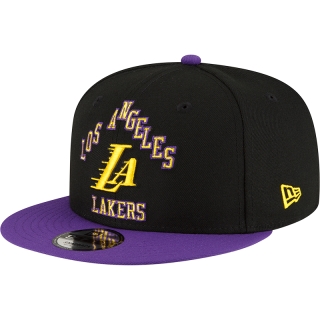 Boné 9FIFTY City Edition Los Angeles Lakers Aba Reta