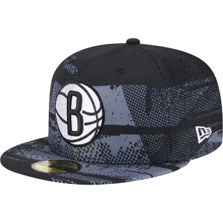 Boné 59FIFTY Fitted Brooklyn Nets NBA Tip-Off 2024