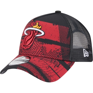 Boné 9FORTY A-Frame Trucker Miami Heat NBA Tip-Off 2024