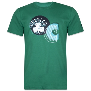 Camiseta Regular Manga Curta Boston Celtics Core Lines