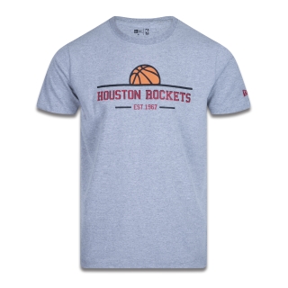 Camiseta Regular Manga Curta Houston Rockets Core Ball