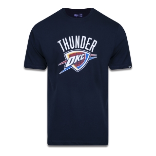 Camiseta Plus Size Regular Manga Curta Oklahoma City Thunder Logo