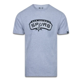 Camiseta Plus Size Regular Manga Curta San Antonio Spurs Logo