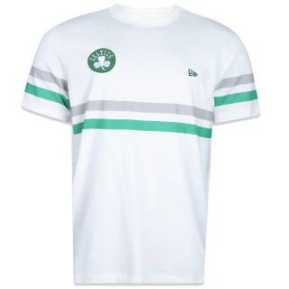 Camiseta Regular NBA Boston Celtics Vintage Manga Curta Areia