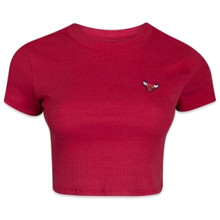Camiseta Feminina Cropped NBA Chicago Bulls