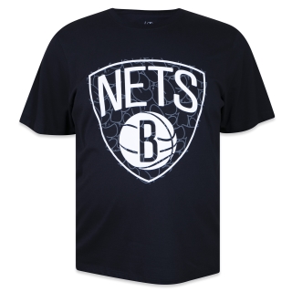 Camiseta Plus Size Regular NBA Brooklyn Nets Core