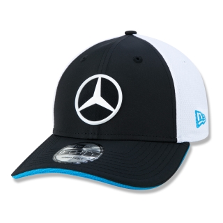 Boné 9FORTY Mercedes Benz Eq Formula "e" Aba Curva Preto Branco Azul
