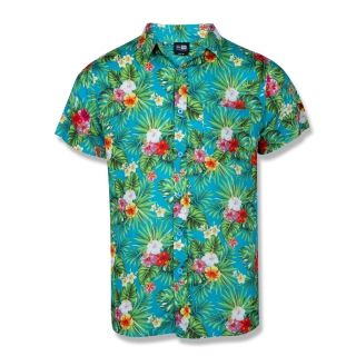 Camisa Manga Curta Hawaii Vibes