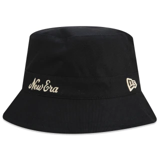 Chapéu Bucket Dupla Face Joyfull Preto Bege