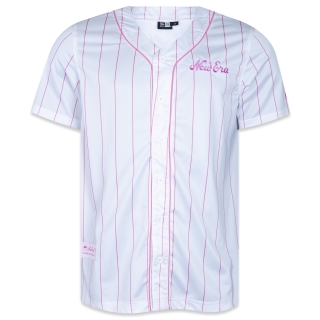 Camisa Feminina Manga Curta Branded Stripes