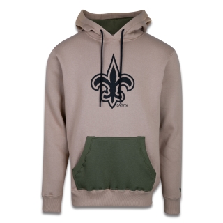 Moletom Canguru Fechado NFL New Orleans Saints Military Logo