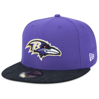Boné 59FIFTY NFL Baltimore Ravens Core Fitted Aba Reta