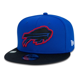 Boné 9FIFTY Buffalo Bills Sideline Cold Weather Aba Reta Azul