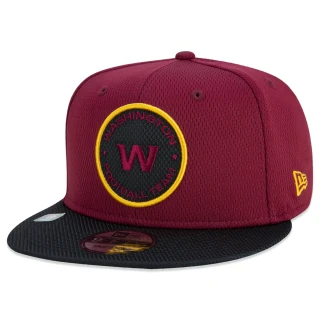 Boné 9FIFTY Washington Sideline Cold Weather Aba Reta Vermelho