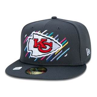 Boné 59FIFTY Kansas City Chiefs Crucial Catch Aba Reta Preto