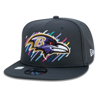 Boné 9FIFTY Baltimore Ravens Crucial Catch Aba Reta Preto