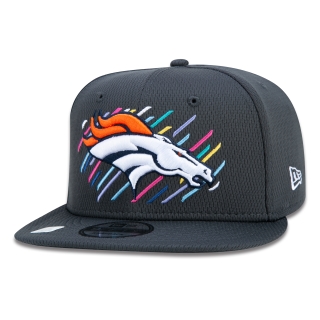 Boné 9FIFTY Denver Broncos Crucial Catch Aba Reta Preto