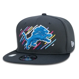 Boné 9FIFTY Detroit Lions Crucial Catch Aba Reta Preto