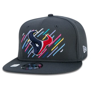 Boné 9FIFTY Houston Texans Crucial Catch Aba Reta Preto