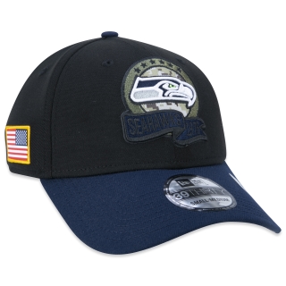 Boné 39THIRTY Seattle Seahawks Salute To Service 2022 Stretch Fit
