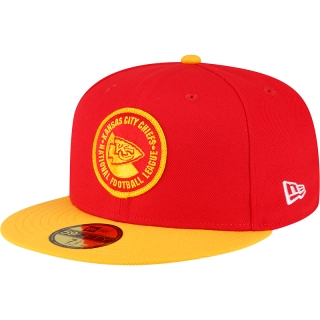 Boné 59FIFTY Fitted Kansas City Chiefs Sideline 2023 Team Patch