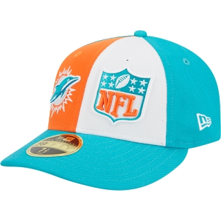 Boné 59FIFTY Fitted Low Profile Miami Dolphins Sideline 2023