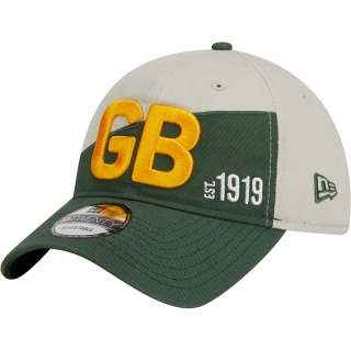 Boné 9TWENTY Green Bay Packers Sideline Histórico 2023