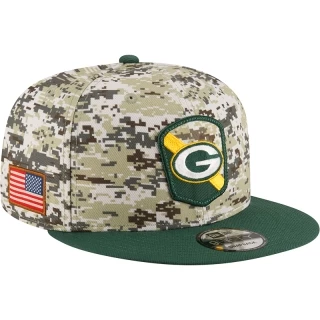 Boné 9FIFTY Salute To Service Green Bay Packers Camuflado