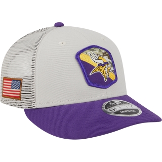 Boné 9FIFTY Low Profile Salute To Service Minnesota Vikings