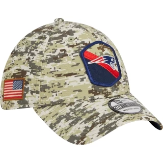 Boné 39THIRTY Stretch Fit Salute To Service New England Patriots Camuflado