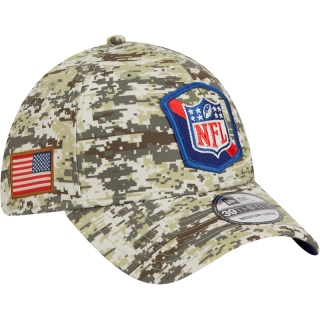 Boné 39THIRTY Stretch Fit Salute To Service NFL Official Logo Camuflado