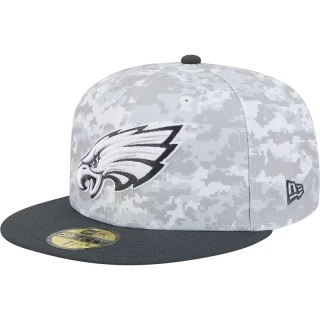 Boné 59FIFTY Fitted Philadelphia Eagles NFL Salute To Service 2024-25