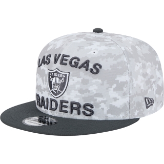 Boné 9FIFTY Las Vegas Raiders NFL Salute To Service 2024-25