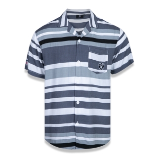 Camisa Manga Curta NFL Oakland Raiders Color Stripe Full //