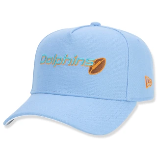 Boné 9FORTY A-Frame Snapback Aba Curva Miami Dolphins Core Ball