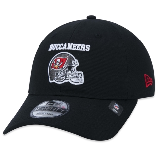 Boné 9TWENTY Strapback NFL Tampa Bay Buccaneers Core Aba Curva Preto