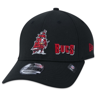 Boné 39THIRTY NFL Tampa Bay Buccaneers Core Aba Curva Preto